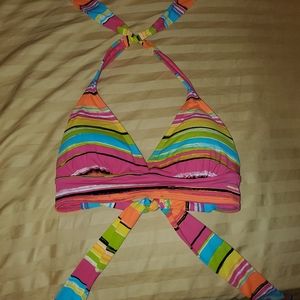 Anne Cole Bikini top multicolor size medium